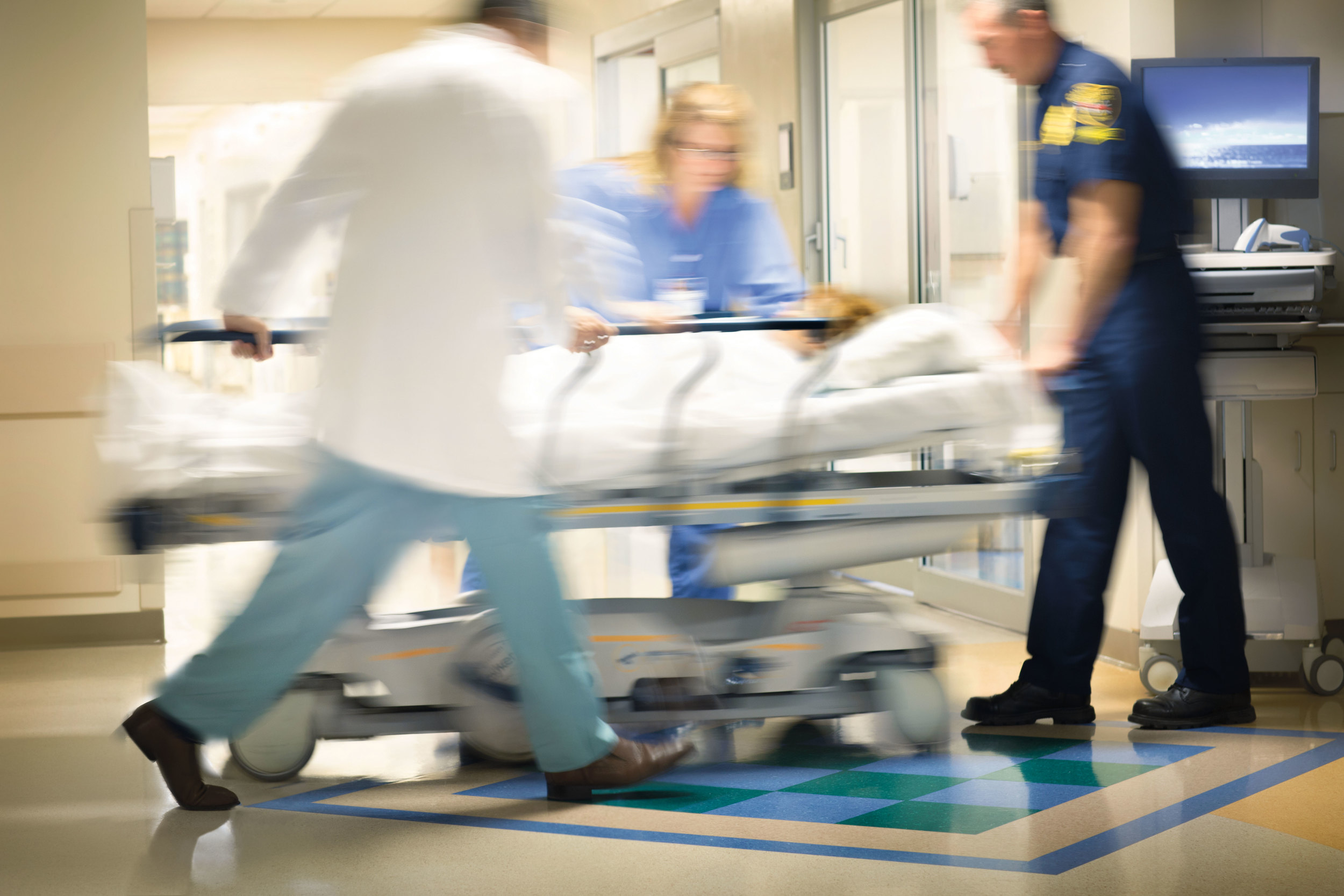 Motion Blur Hospital Scene