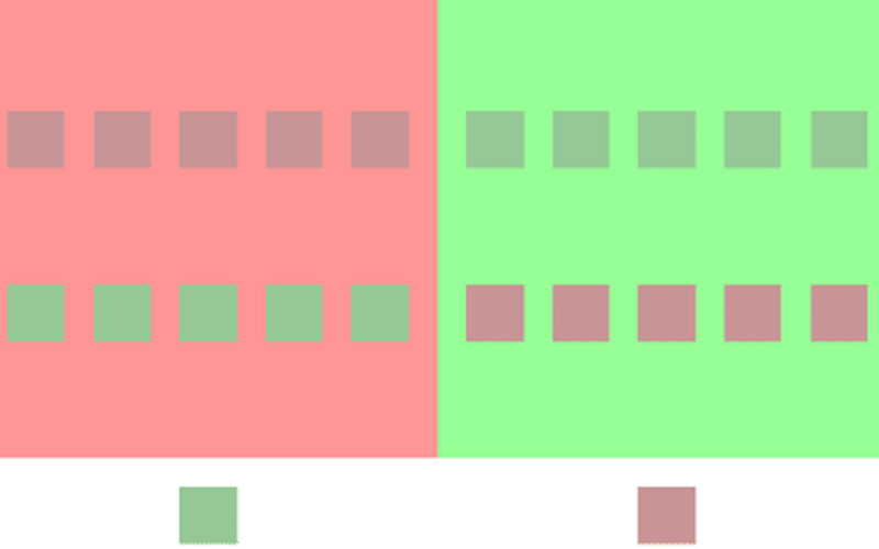 Green and Pink Color Grid