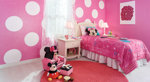 Pink Mickey Mouse Themed Bedroom