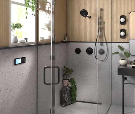CGI bathroom and shower