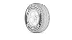 Silver goodyear tire