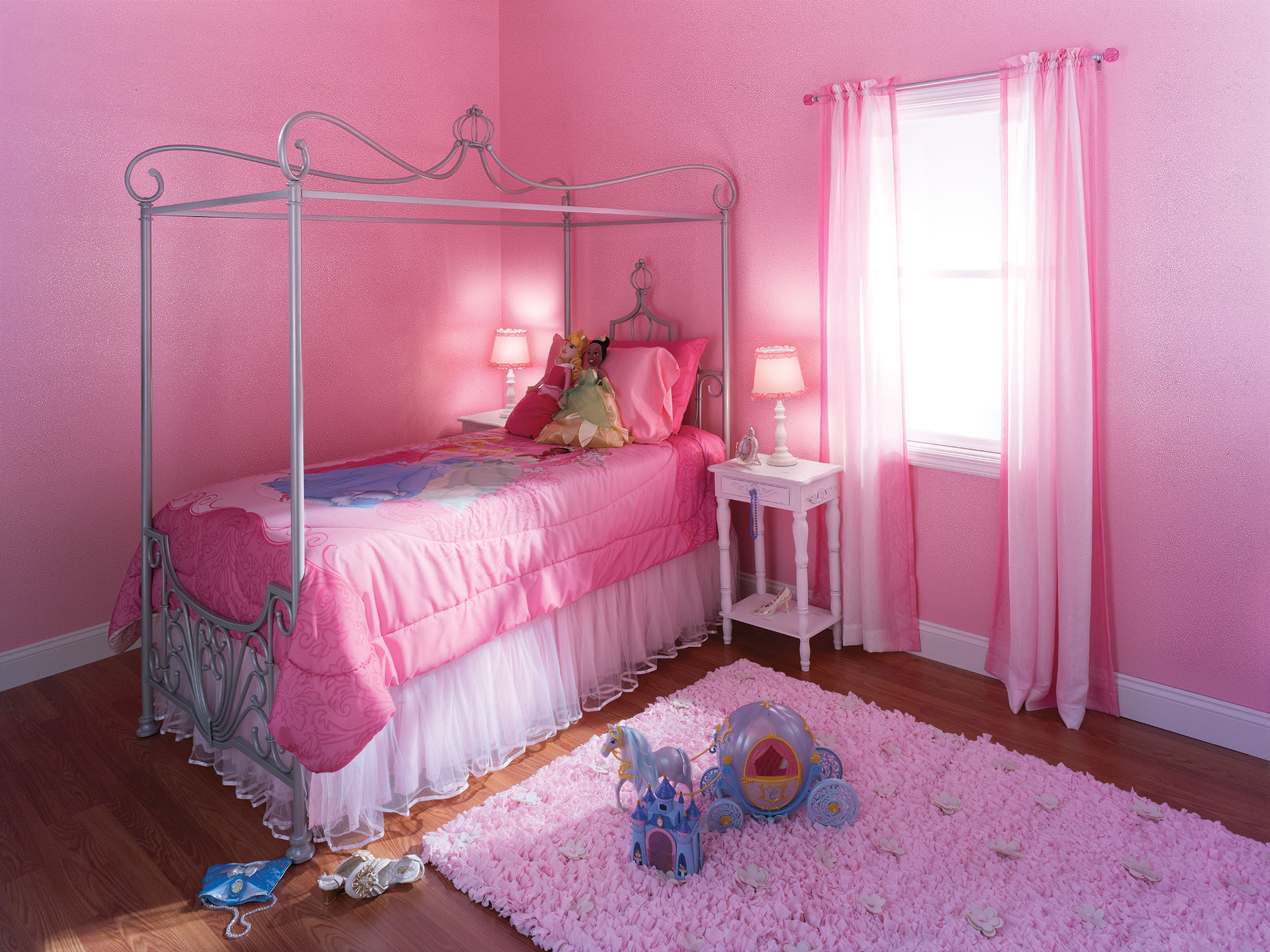 Princess Themed Pink Bedroom